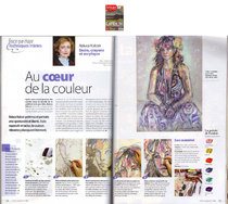 "Au Coeur de la couleur" - 2 pages, page 34